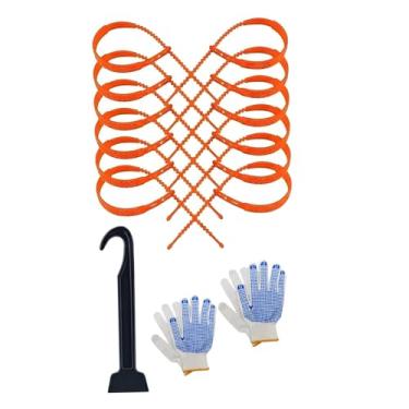 Imagem de predolo 12 Correntes Genéricas para Pneus de Carro, Antiderrapantes, para Lama e Neve, Tração, Acessórios de Nylon, Correntes de Neve para SUVs e Pickups no