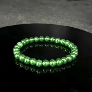 Imagem de Pulseiras elásticas com contas para mulheres, pulseira de granada tsavorita natural para aumentar a vitalidade e força vital, joia presente para alegria, One Size, Pedra, Sem Pedra Preciosa