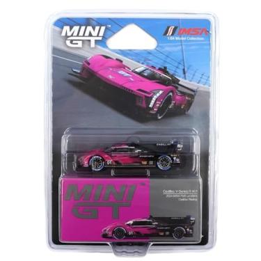Imagem de 1:64 Diecast Model Car Compatible with Cadillac V-Series.R #01 2024 IMSA Petit Le Mans Cadillac Racing Limited Edition Mini GT MGT01010