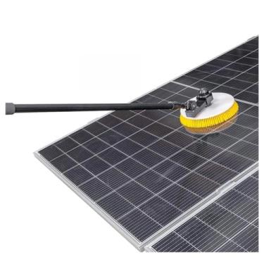 Imagem de SPXMQSS Escova telescópica para limpeza de painel solar e kit de limpeza de painel solar de poste escova de limpeza rotativa automática escova de limpeza de janela equipamento de limpeza de telhado