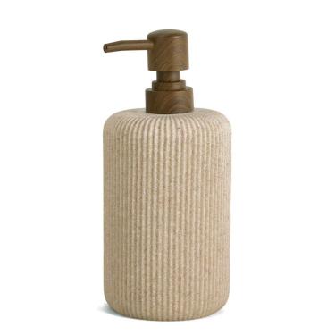 Imagem de Porta Sabonete Liquido Em Poliresina Bege 19cm Mart