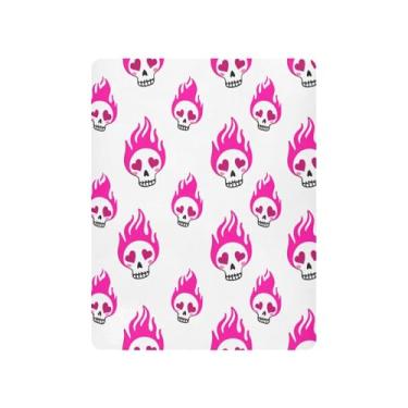 Imagem de JUZIHAI Lençol de berço de Halloween para meninos e meninas, capa de colchão de bebê macio elástico respirável para berço padrão e cama infantil, 99 x 68 cm