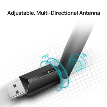 Imagem de Adaptador Usb Wireless Ac600 Archer T2u Plus