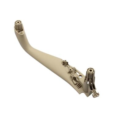 Imagem de Capa de acabamento da maçaneta interna da porta dianteira e traseira esquerda e direita, compatível com BMW Série 5 M5 G30 G31 F90 2017 2018 2019 2020 2021 51417438521(Beige Front Right)