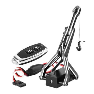 Imagem de DashRC RC Tow Truck Crane Kit for SCX24, Aluminum RC Winch and Towing Bracket Kit for 1/24 Scale RC Micro Crawler Axial SCX24 Accessories Upgrades Parts