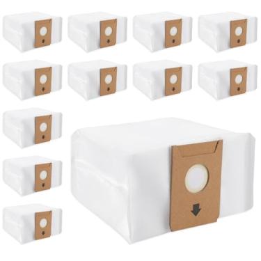 Imagem de Pacote com 12 sacos de pó CF Clean Fariy compatíveis com Ecovacs X&T Series DEEBOT X1/X1 PRO OMNI Turbo T10/T20 OMNI T20 Max/T20 Pro Robot Aspirador de pó