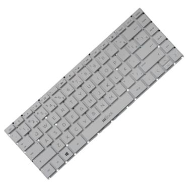 Imagem de Teclado mBook Para Hp Compatível Com V150546bs1 Branco BR