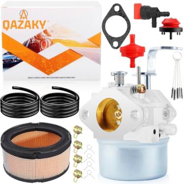Imagem de QAZAKY Carburador Filtro de ar de substituição para Tecumseh 640260 640260A 640260B 640269 632689 HM80 HM85 HM90 HM100 LH318XA LH358XA LH358EA 8HP-9HP 10HP Coleman Craftsman Generator Lawnmower Snowbl