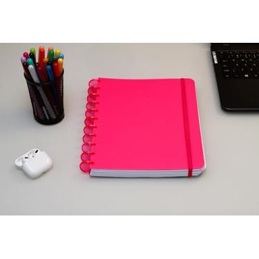 Imagem de Confetti Caderno Smart Univ 140Fls Neon Rosa