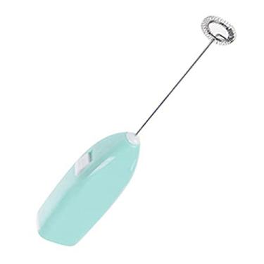 Imagem de GLOGLOW Misturador de Ferramentas para Ovos, Alimentado por Bateria, Plástico e Metal, Design Compacto para café e Leite, 8,0 X 1,4 Polegadas, Uso Doméstico e Hoteleiro Elétrico Sem Fio Nan (Azul)