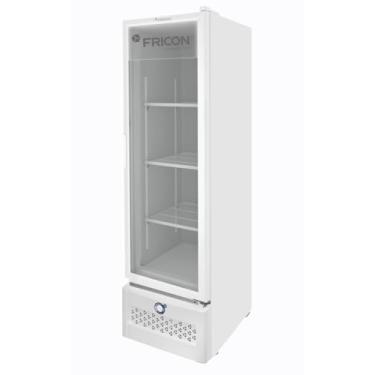 Imagem de Expositor Vertical Tripla Ação Porta de Vidro 284 Litros Fricon VCET284-1V000 Branco 127V