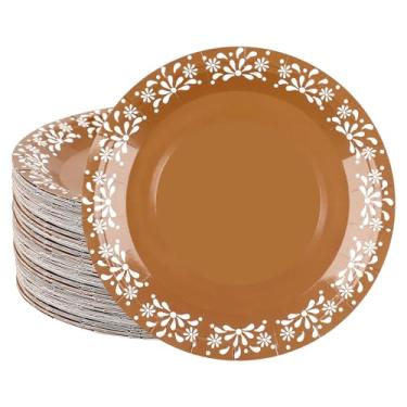 Imagem de Hikio 100 peças Platos de Barro Mexicanos pratos de papel descartáveis pratos de papel mexicano Cielito Lindo decoração de festa para festa de aniversário mexicana suprimentos de chá de bebê decoração