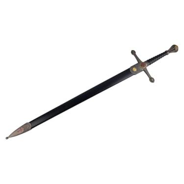 Imagem de Espada Medieval Decorativa Com Bainha Em Aço Cromado