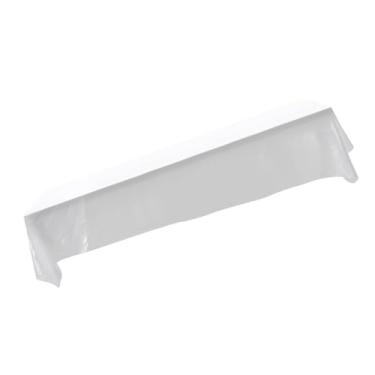 Imagem de Yosoo Toalha de Mesa, Material de Poliéster Retangular de 145 X 320 Cm, Com Bordas Com Bainha de Design de Uma Peça Sem Costura, para Banquetes, Festas de Casamento (WHITE)