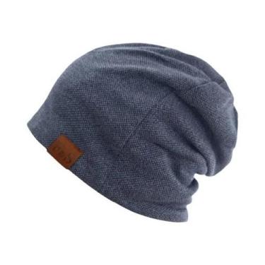 Imagem de Gorro Masculino De Tricô Skullies, Balaclava Macia Para Inverno, Másca