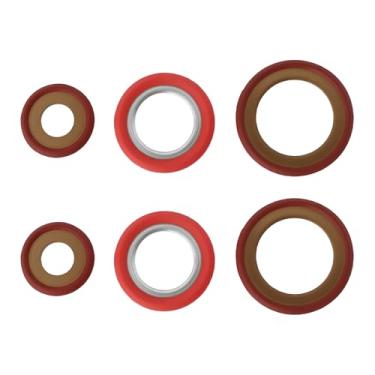 Imagem de YINETTECH 6 peças de vedação condensadora de ar condicionado para carro DS7Z19B596A 5181037 compatível com Ford