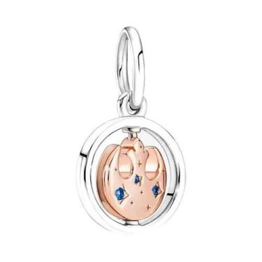 Imagem de Pulseira De Contas De Escudo De Guerreiro Robô Em Prata 925 Para Mulhe