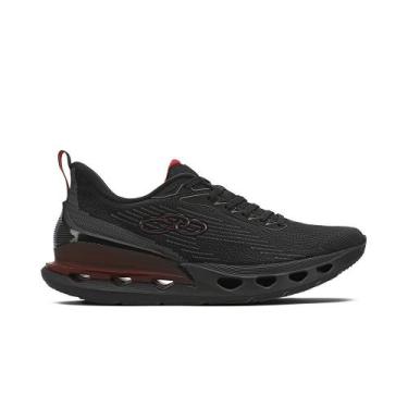 Imagem de Tenis Olympikus Quartzo, 41, Preto, Vermelho