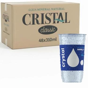 Imagem de Kit 48 Águas Minerais Crystal Copo 310ml – Água Mineral Natural
