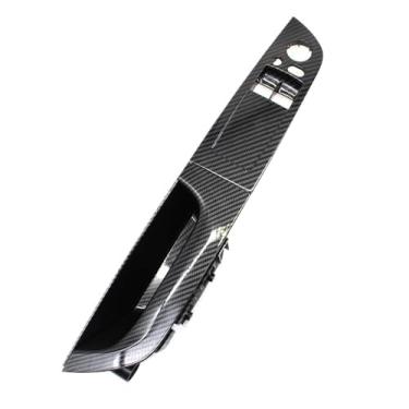 Imagem de Interior Esquerdo Motorista Porta Braço Interruptor Da Janela Painel Capa Alça Compatível Com Bmw Série 3 M3 E92 Coupe 320i 330i 335i 2007-2014(Left Carbonfiber)