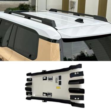 Imagem de Bagageiro de teto de carro Rack de teto de liga de alumínio compatível com Prado LC250 2024+ kit de carroceria acessórios de carro