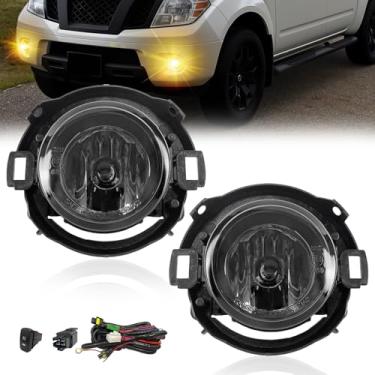 Imagem de Conjuntos de faróis de neblina compatíveis com Nissan Xterra 2005-2015 2010-2019 Lâmpadas Nissan Para-choques Dianteiros Faróis de Neblina