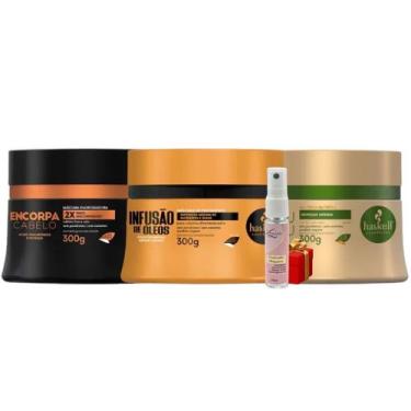 Imagem de Kit Cronograma Cabelos Secos e Ralos Infusão de óleos + Encorpa + Muru