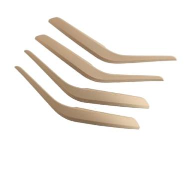 Imagem de Compatível com BMW X1 E84 2010–2016 Tampa do painel de tração interna 5 opções de cores LHD/RHD Fibra de carbono interior da maçaneta da porta Substituição da guarnição(Beige)