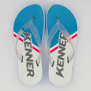 Imagem de Chinelo Kenner Summer Line Azul e Branco-Masculino