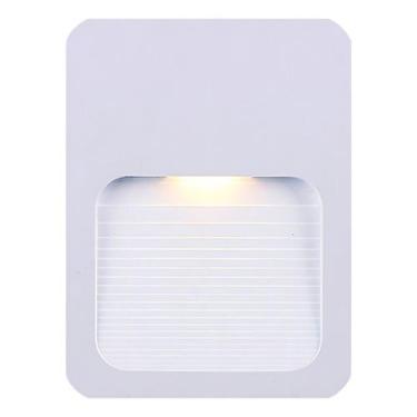 Imagem de Balizador Parede Escada Ip65 Led 2w Branco Quente 3000k 4x2 110v/220v 