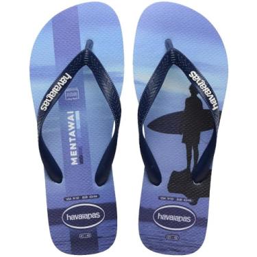Imagem de Chinelo Havaianas Masculino cor:Azul Lavanda;tamanho:45/46