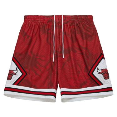 Imagem de Short Mitchell & Ness Asian Heritage 6.0 Fashion Swingman Chicago Bulls 1997 Masculino-Masculino