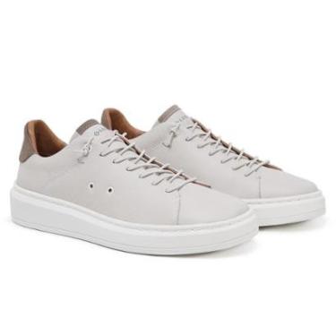 Imagem de Tênis Masculino Couro Sapatênis Casual Moderno Gel-Masculino