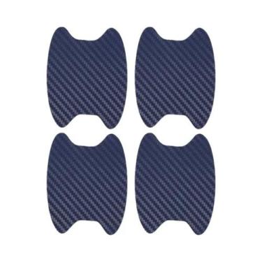 Imagem de Adesivos Protetores De Fibra De Carbono Para Maçanetas De Carro - Paco