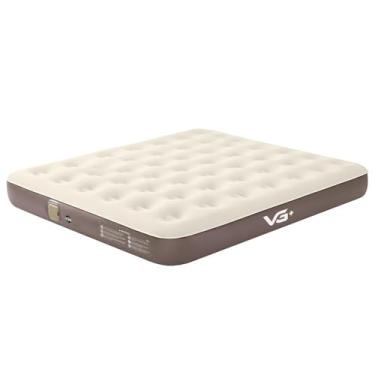 Imagem de Colchão Inflável Casal Queen Resistente Lux Tech com Bomba de Inflar de Lítio USB VG Plus