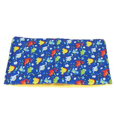 Imagem de Saco de dormir para rﾃｩpteis Cama macia e quente de dragﾃ｣o barbudo com travesseiro para dragﾃ｣o barbudo leopardo gecko lona premium poliﾃｩster tecido de pelﾃｺcia material design (Dinossauro + colcha