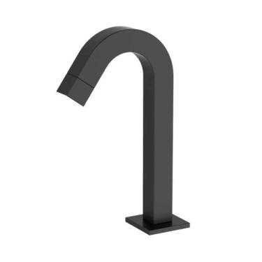 Imagem de Torneira para Lavatório de Mesa Bica Baixa Aira Black - Dax - DAX-1197