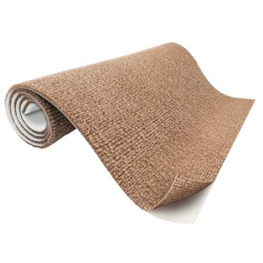 Imagem de Arranhador Adesivo para Gatos 46cm x 2M Protetor de Sofá Anti-Desgaste Fixação Firme Sem Resíduos - Protetor de Móveis para Felinos (Camelo,1 Unidade)