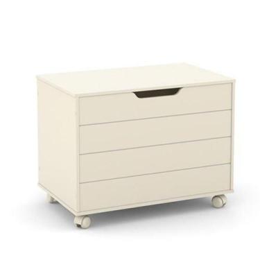 Imagem de Baú Toy Matic Móveis Off White 51470 Quarto Infantil Bebe