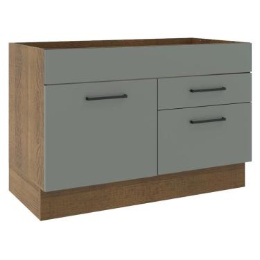 Imagem de Balcão de Pia com 1 Porta e 2 Gavetas Agata Madesa