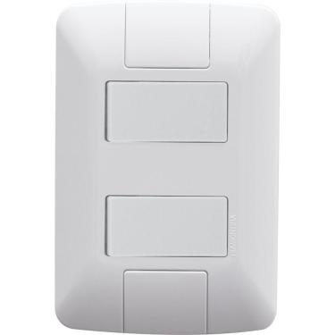 Imagem de Conjunto 4x2 Com 1 Interruptor Simples 6 A 250 V E 1 Interruptor Paralelo 6 A 250 V Tramontina Aria Tramontina