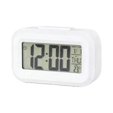 Imagem de Relógio Despertador Digital LED Pequeno E Grande Com Luz De Fundo, Fun