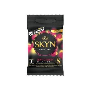 Imagem de Preservativo Skyn Sexy Cherry com 3 Unidades - Blowtex