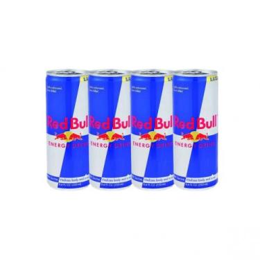 Imagem de Kit com 4 Energético 250ml Cada Red Bull