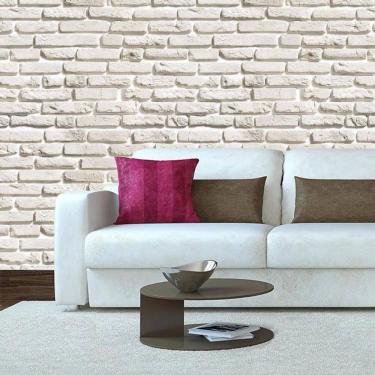 Imagem de Papel Parede Tijolos Pó De Mico Adesivo Lavavel Sala Quarto