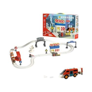 Imagem de Brinquedo De Trem Elétrico Para Meninos, Modelo De Trilho Circular, Ca