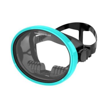 Imagem de Máscara De Mergulho Oval Para Adultos Estilo Retrô Com Visão Panorâmic