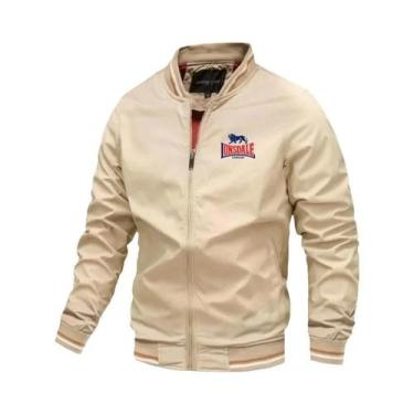Imagem de Jaqueta Masculina À Prova De Vento Com Gola Alta LONSDALE, Moda Primav