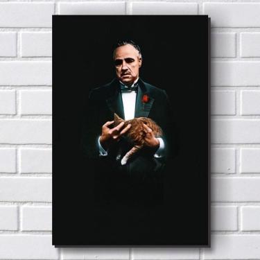 Imagem de Placa Decorativa - O Poderoso Chefão 30X20Cm Em Mdf