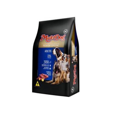 Imagem de Ração Multidog l Sabor Carne 15kg Cães Adultos - Nutritop